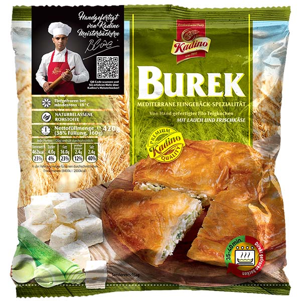 burek pie with leek