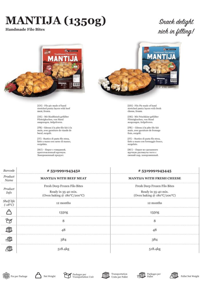 mantija specifications